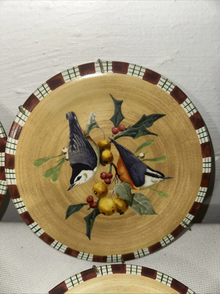 Juego de 4 platos de ensalada Lenox Winter Greetings Everyday 8,5" Catherine McClung Foto 3 de 4