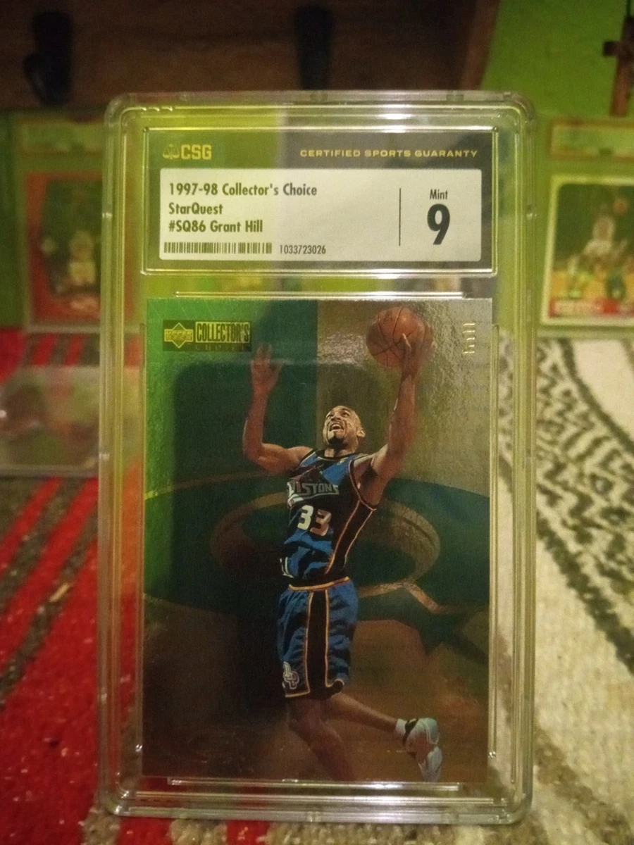 GRANT Hill 原版篮球交易卡运动1997-98 年| eBay