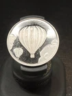 1 oz .999 Silver Bar "Balloons" Engravable On Reverse #1317