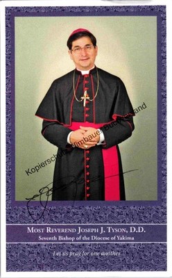 Original Autogramm Joseph Jude Bischof von Yakima Bishop /// Autogramm Au 347904