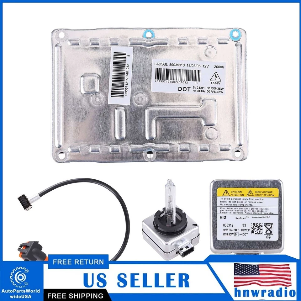 Xenon Headlight Ballast Control Unit For Volvo S80 S60 XC90 V70 XC70 89035113 US - Imagem 2 de 4