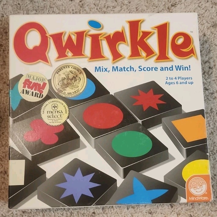 Qwirkle Board Game. Mindware Educational Game. 