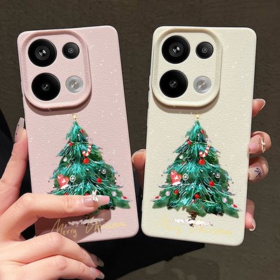 Weihnachtsbaum-TPU-Hülle für Xiaomi Redmi 13C 13T Note 14 13 12 Pro Handyhülle