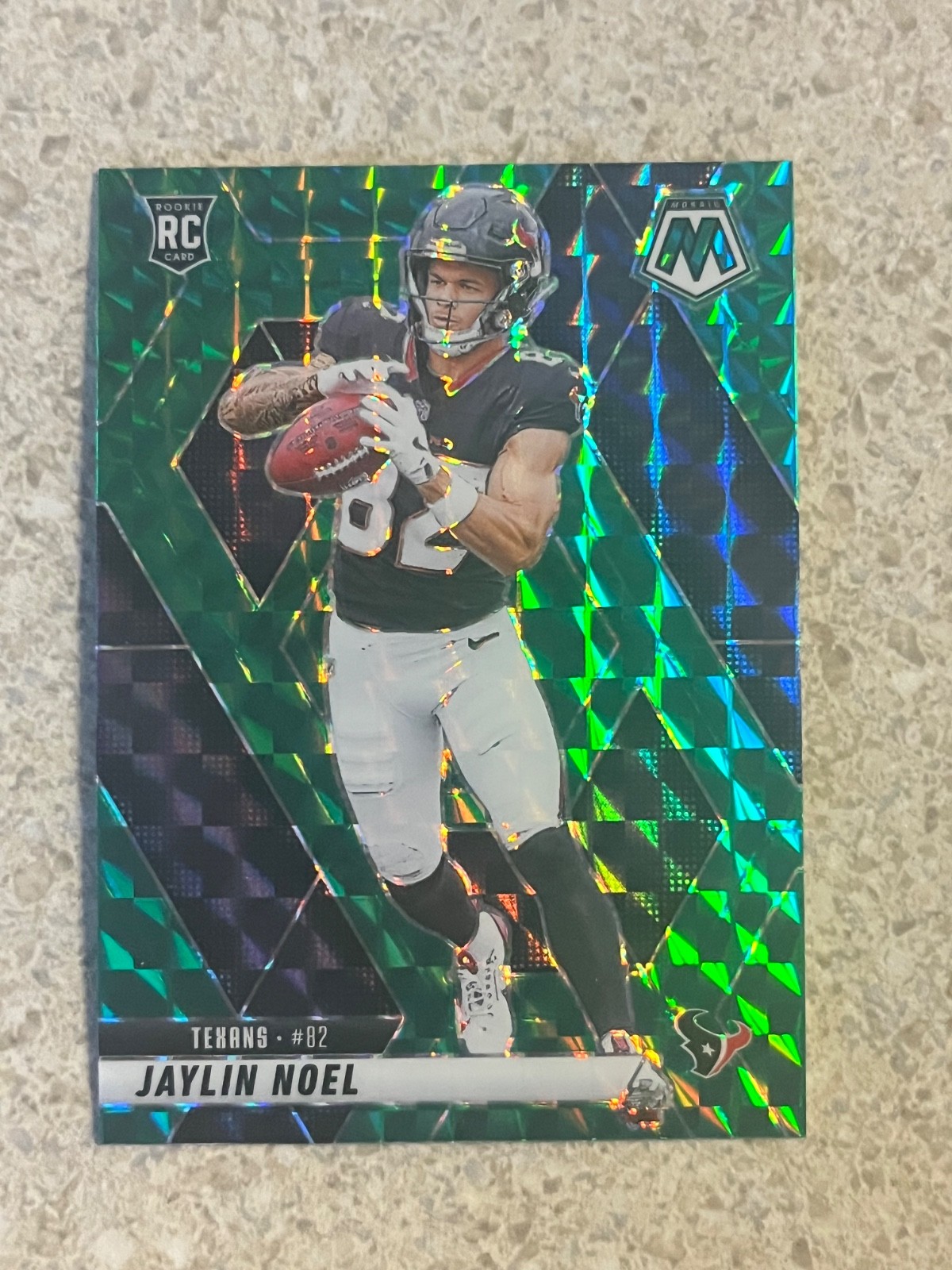 2025 Panini Mosaic - Jaylin Noel #373 Green Mosaic Prizm (RC)