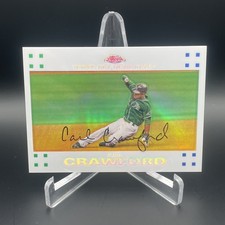 2007 Topps Chrome White Refractor Carl Crawford /660 #85