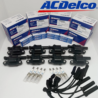 #ad OEM ACDelco 8 Pack UF413 Ignition Coils 41 110 Spark Plugs 9748UU Wires GMC $132.99