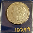1880 Morgan Dollar Silver $1 Coin United States 10249