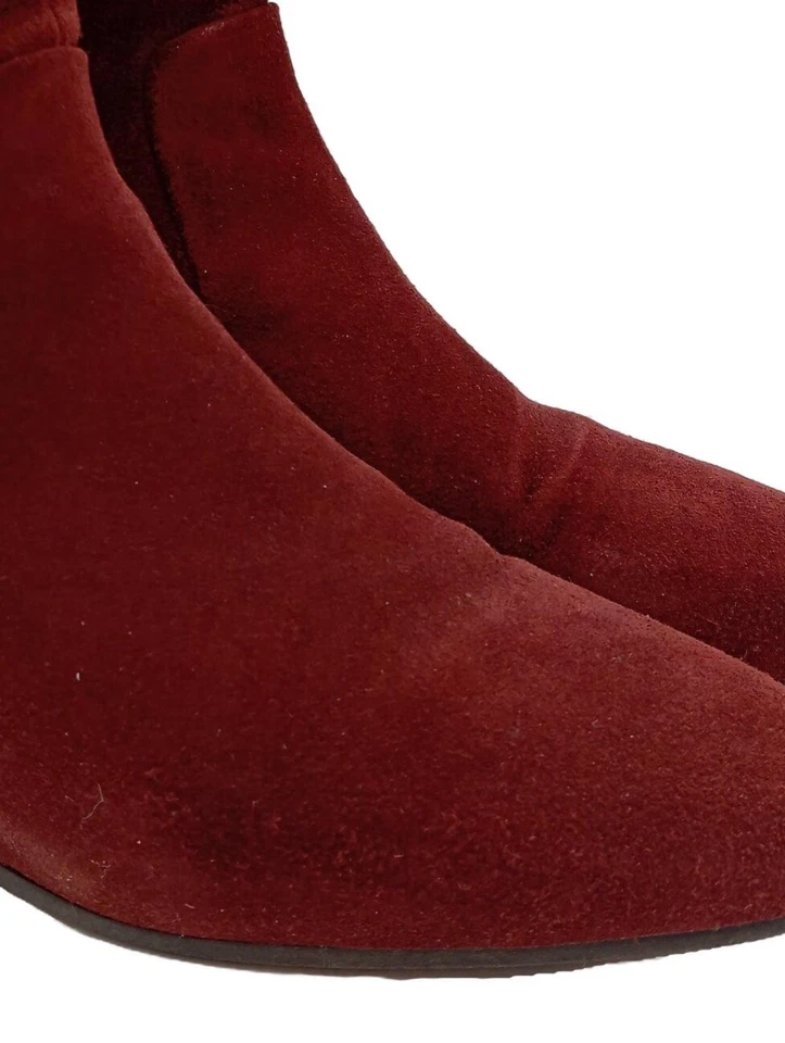 MANGO Botas con cremallera Mujeres Botines Talla EU 39 rojo elegante - Imagen 3 de 4