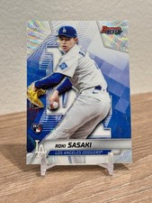 Roki Sasaki 2025 Bowman's Best Wave Refractor Base Rookie RC Dodgers SP