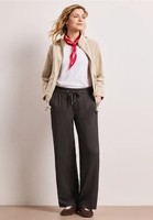 Hose Crinkle Crash Braun 42/30 Streetone Casualfit Highwaist Wideleg 380288
