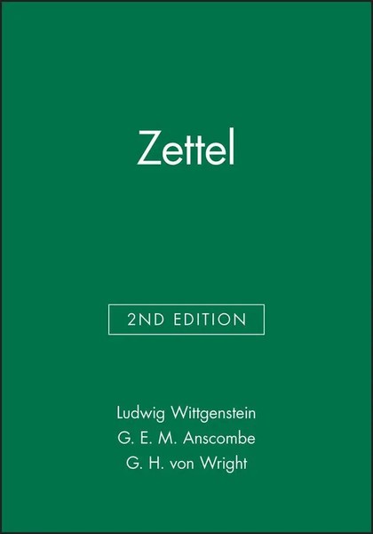 Zettel | Ludwig Wittgenstein | Englisch | Taschenbuch | Kartoniert / Broschiert-image