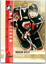 #82 Morgan Rielly, Moose Jaw Warriors 2011-12 In The Game Heroes and Prospects
