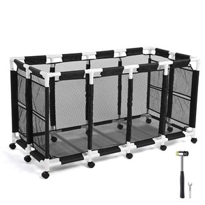 AplusChoice 335 Gallon Pool Storage Bin 12 Wheels Rolling Cart Pool Noodles Toys