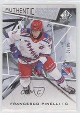 2021-22 Upper Deck SP Game Used CHL Edition 50/71 Francesco Pinelli #38 c6x