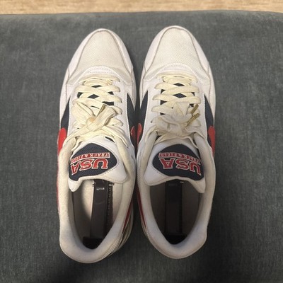 Nike Air Max  92 Premium 2016  Olympic  Shoes Mens Sz 12 Sneakers White