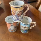 Comical Cats Coffee Cups Gary Patterson Mischief - Got Food - Bath Time Set Of 3