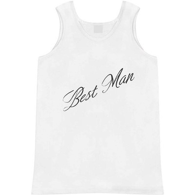 Trägershirt/Tanktop ''Best Man'' für Erwachsene (AV052977)