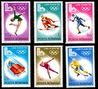 Romania 3666-71 **, Olympics Winter 1980, MNH