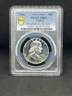 1956 Type 2 DDR Franklin Half Dollar PCGS PR66 Gold Shield