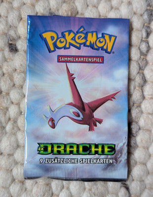 Pokémon Latias Artwork EX Drache Dragon Booster Pack Deutsch empty leer 