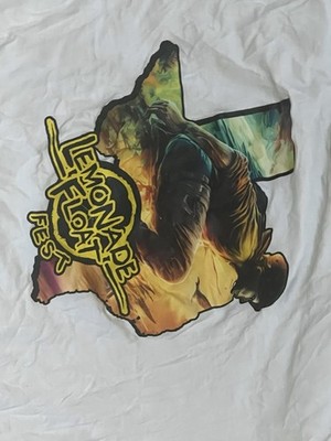 Lemonade Float Fest Texas Graphic T-Shirt White Underground Open Men s XL