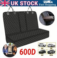 600D Car Rear Back Seat Cover Pet Dog Protector Mat Non-slip Waterproof Cushion