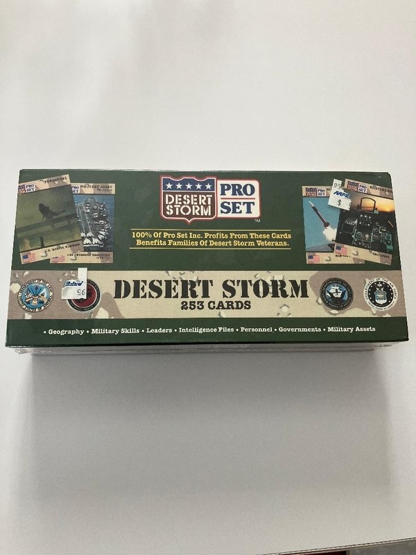 Pro Set Desert Storm 4th of July Salute Limited Ed. 253 Cards Box Set #4849/5000