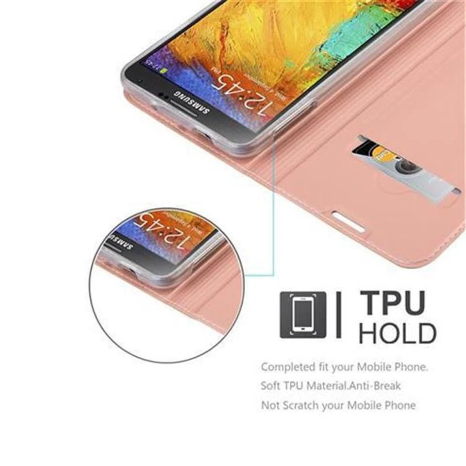 Case for Samsung Galaxy NOTE 3 Phone Cover Protection Stand Wallet Magnetic - Image 4 of 4