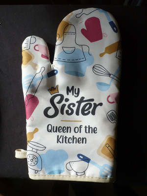 Topfhandschuh My Sister Queen of the kitchen  Handschuh Topflappen