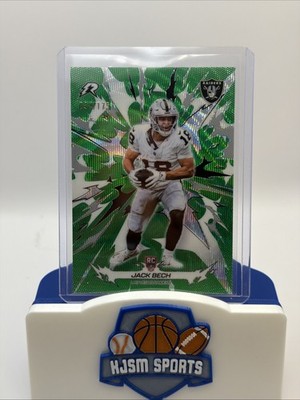 2025 Topps Resurgence Jack Bech Aqua Surge /250 RC #148 Raiders