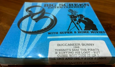BUCCANEER BUNNY - NEW & SEALED - SUPER 8MM - DERANN - BUGS BUNNY - POLYESTER LPP - Bild 1 von 4