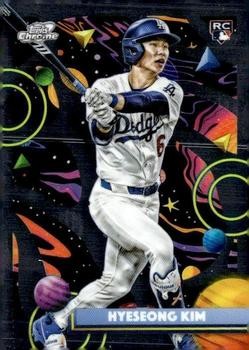 Hyeseong Kim 2025 Topps Chrome Cosmic #181 RC Los Angeles Dodgers