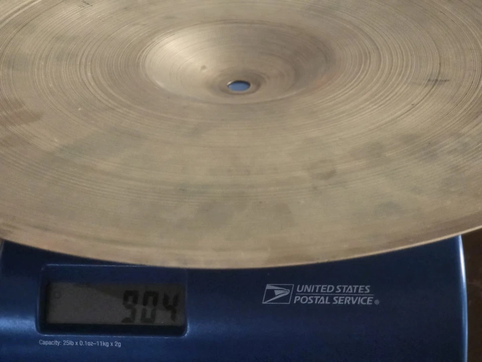 15" Zildjian A Avedis Sello Hi Hat Crash Platillo 904 Gr 40s 50s NB7 Foto 4 de 4