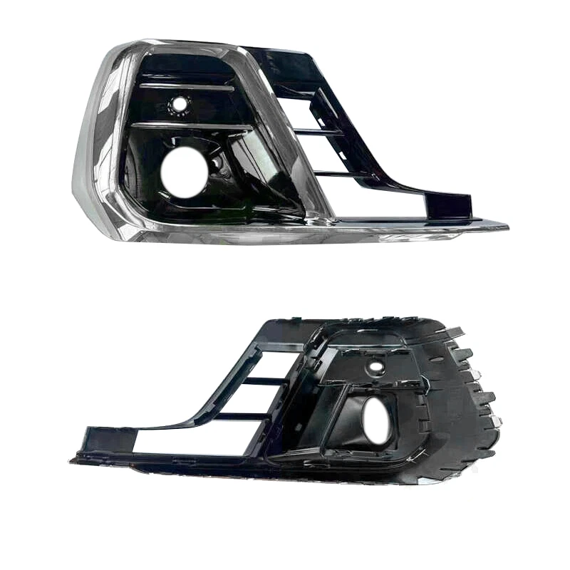 2 PIEZAS Parachoques Delantero Luz Antiniebla Rejilla Cubierta Bisel Cromo Borde Para Audi A8 2022-2024 Foto 4 de 4