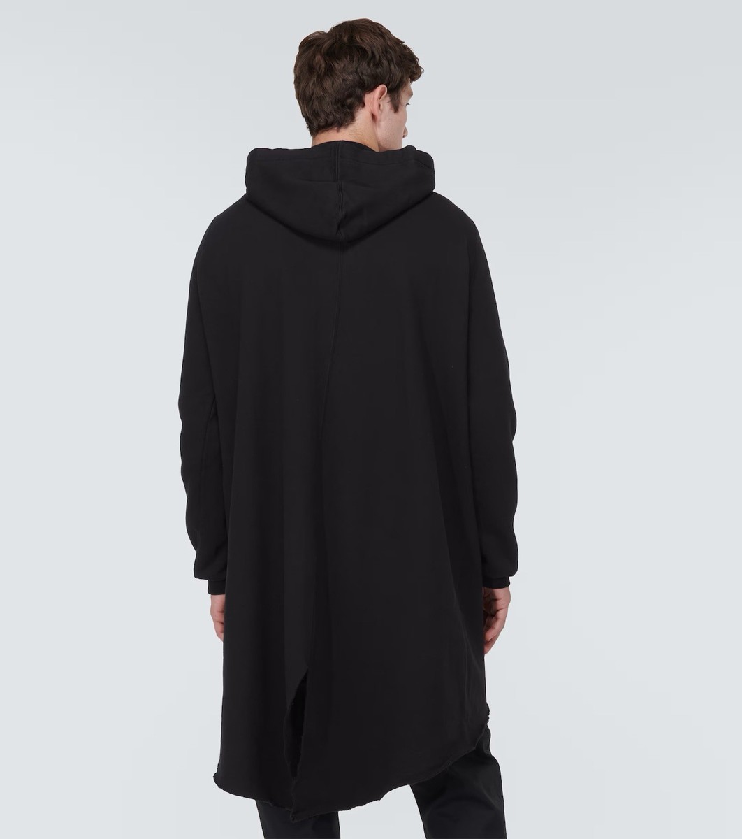 Rick Owens Drkshdw Oversized Long Zip Up Hoodie Avant Garde Carti