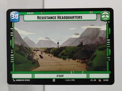 Resistance Headquarters - Jump to Lightspeed - SWU 22/262 - U Pick token