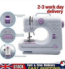Electric Sewing Machine Portable Mini 12 Stitches Pedal Household for Beginner