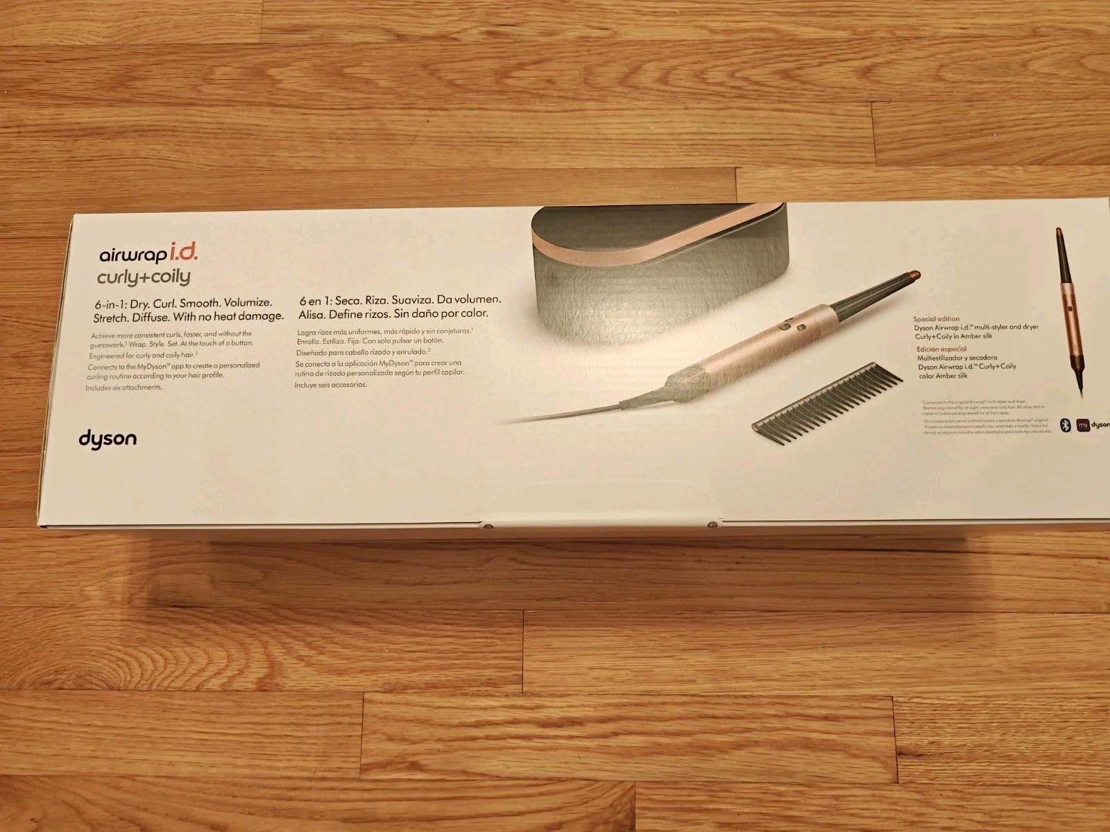 Dyson Airwrap i.d Multi-Styler for curly+coily  Amber Silk -New Sealed