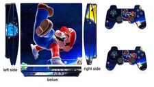 906 Skin Sticker for PS3 PlayStation 3 Slim and 2 controller skins