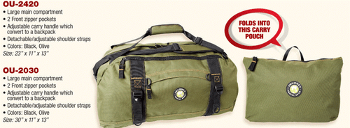 Journey Gear foldable Duffel Bag Travel, Luggage, Sports, Gym, with bonus pouch - Picture 13 of 33