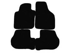 Fußmatten, Autoteppiche für Seat Leon II 2005-2012, Schwarz x14 Rand