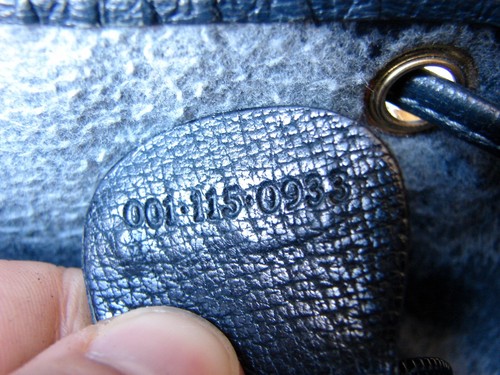 Gucci Vintage GG Supreme Ophidia Large Canvas Bucket Shoulder Bag Navy / Red - Picture 15 of 19