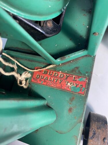 Vintage BUDDY L Concrete Cement Mixer Toy Pressed Steel 1920s Early Version - Picture 10 of 13