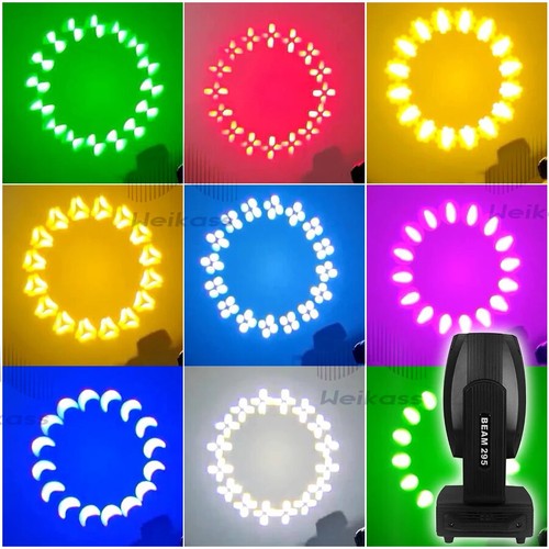 2Pcs 295W Beam Moving Head Light DMX Stage Lighting For Wedding DJ Disco Party - Picture 8 of 12