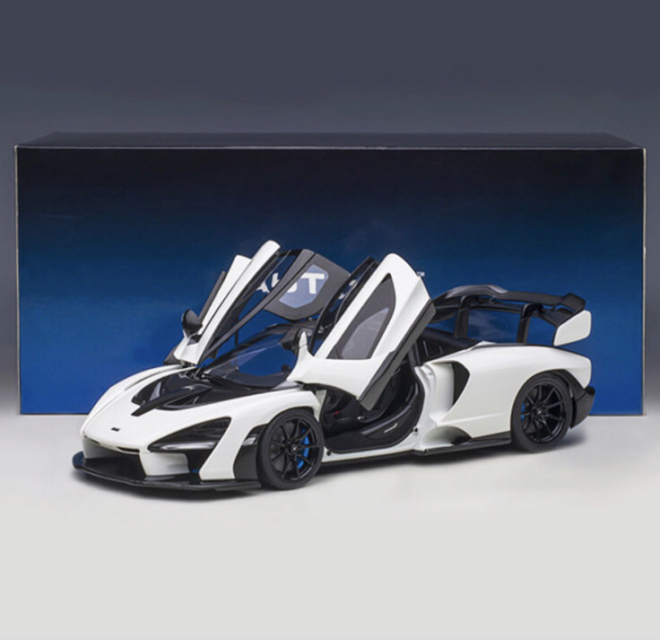 オートアート　McLaren Senna 1/18 1/18 McLaren Senna (Trophy Mira Orange & Black) Model Car By