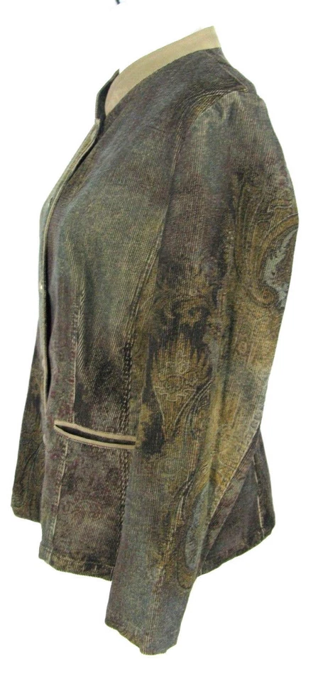 Chaqueta Country Lodenfrey 10 Mujer Envejecida Paisley Pana Steampunk Blazer Foto 2 de 4