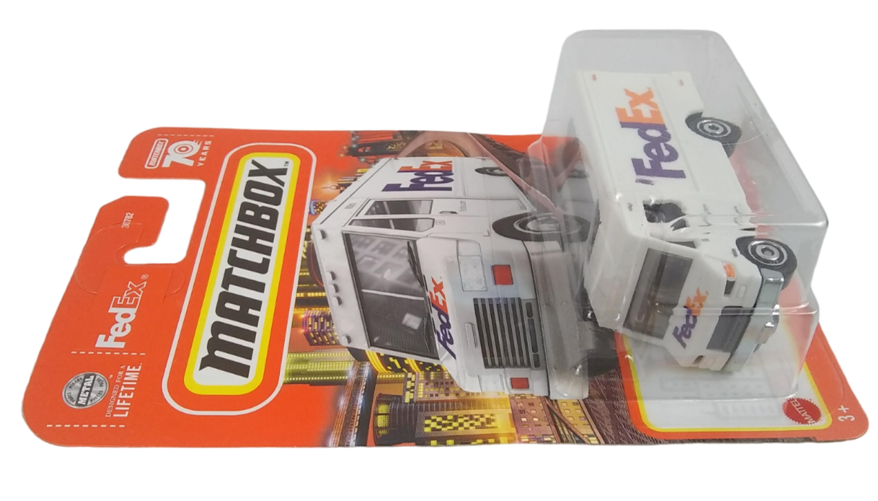 FedEx Express Delivery Matchbox Die Cast Parcel Mail Truck Van 164