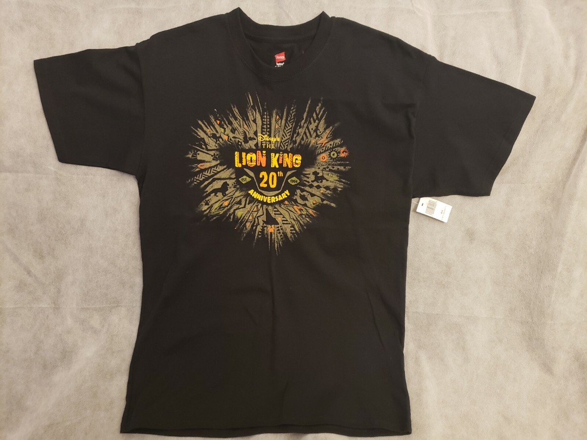 Disney Lion King Broadway T Shirt 20th Anniversary Youth XL