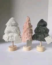 Target Bullseye Playground Christmas Tree 3pc Pink Tassel Tree Pastel Xmas