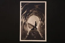 Antique Chamonix Postcard: 24. La Grotte du Glacier des Bossons